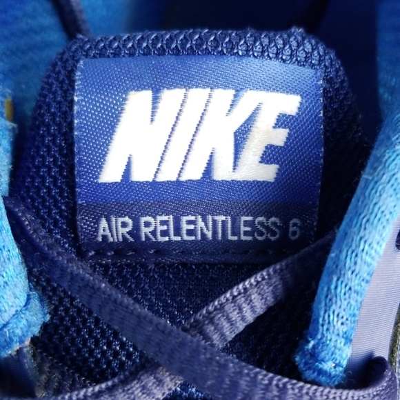 Nike Air Relentless 6 Royal Blue Running Shoes - Picture 6 of 7
